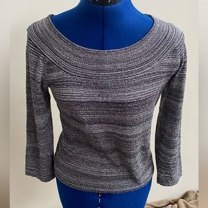 Nine & Co. grey off shoulder sweater. Good condition, women’s size medium.